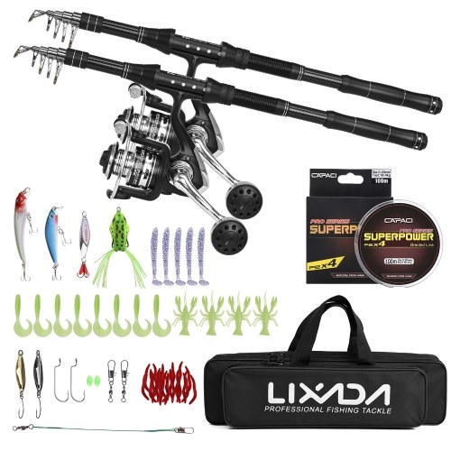 Ultra Light Telescopic Fishing Rod & Reel Combo